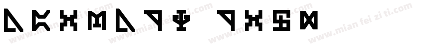 AgoraBQ Bold字体转换